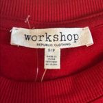 Workshop Republic Clothing  Red Santa Claus Sweater Women Size Small Photo 1