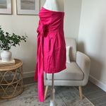 French Connection NWT Florida Summer Strapless Mini Party Dress Raspberry Size 6 Photo 12