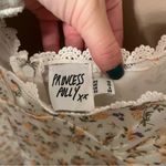 Princess Polly Berlin Satin Mini Dress White Floral Photo 2