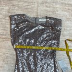 ASTR the Label Womens XS Silver Sequin Sleeveless Dress Disco Party Cocktail New Photo 2