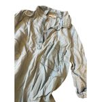 Skies Are Blue  chambray denim pullover top Photo 5