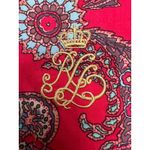 Ralph Lauren Lauren   Red Paisley Shirt‎ Dress Tunic M Photo 3