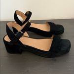 Madewell  The Lina Platform Sandal in True Black Suede Womens Size 10.5 Photo 12