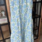 Who What Wear  hydrangeas print wrap maxi skirt ruffle tiered midi plus floral Photo 0