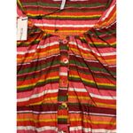 BCBGMAXAZRIA BCBGeneration vibrant stripes scoop neck crop soft jersey knit large  (b4) Photo 4