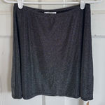 Reformation NWT  Gray shimmer sparkle mini skirt size medium Photo 0