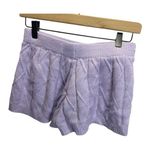 SheIn Purple Cable Knit Shorts Casual S Low Rise Loungewear Preppy Photo 2