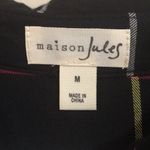 Maison Jules 2/$15  Plaid Button Front Size M Photo 1