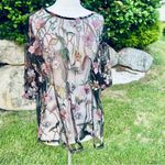 SheIn  Vacay Sheer Floral Mesh Plus Size Top Photo 3
