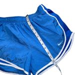 Nike Light Blue & White  Athletic Fitness Shorts Women’s Size Small Medium Design Photo 1