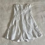 Xxi strapless mini white floral dress Photo 0