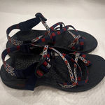 Chacos Chaco Women’s Classic Red White Blue Strappy Hiking Sandals Size 9 Photo 0