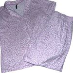 Jaclyn Smith  2 piece white pj set with pink leopard print! Photo 0