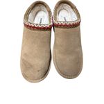 Cushionare CUSHIONAIRE Kabuki Platform Genuine Suede Fuzzy Mule Slippers  Women Sz 7.5 Photo 4