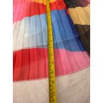 Rainbow Maxi Dress Sleeveless Plisse Party Beach Vacation Colorful size Small Photo 6