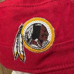NFL Team Apparel NFL Washington Redskins Womens Red Military Cap Hat Sequin Logo Adjustable Photo 2