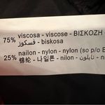 ZARA  Floral‎ Velvet Mini Dress Women's Medium Blue Black Holiday Hippie Dainty Photo 12