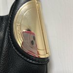 b. makowsky Black Suede and Leather Hobo Bag Photo 2