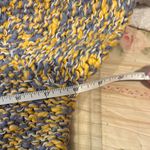 Handmade Hand knit short sleeve Yellow and blue  Knit Sweater cardigan measurements in pi Photo 2