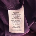 Valerie Bertinelli Y2K Baby Doll Dress Size 6 Purple Berry Ruffle Fairy Whimsigoth Stretchy Knit Photo 10