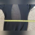 Iris NWT  Women’s Long Sleeves Jumpsuit Black Size Large Mesh See Through Photo 6