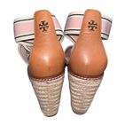 Tory Burch  Pink Blush Frieda Espadrille Wedge Sandals Shoes size 7 Photo 9