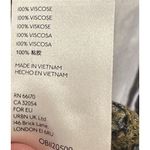 Free People  Women's Large Animal Print Tie Front Button Down Shirt‎ Top Photo 3