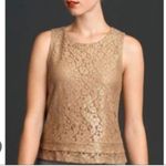 Banana Republic  x mad men shimmer lace cropped top xs Photo 0