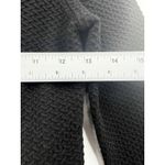 Ganni Blouse‎ Womens Peplum Full Zip Front Ponte Ruffle Top Black XS Photo 6