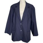 Lane Bryant Women’s Career Professional Pin Stripes Blazer Jacket Plus Size 28 Photo 0