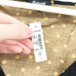 Madewell NWT Womens Corduroy Puff Sleeve Polka Dot Wrap Blouse Top Size XL NC814 Photo 4