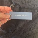 Lucky Brand black Mixed Scallop Lace Top long sleeve brand new size small Photo 6