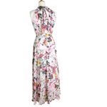 Eliza J  Floral Print Halter Neck Maxi Dress with Bow at Back Size 0 NWT Photo 7