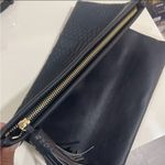 Gi Gi New York Navy leather python embossed clutch Rachel Zoe Box of Style Photo 1