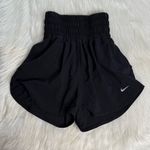 Nike  Black Dri Fit Ultra High Waist 3” Inch Shorts Photo 1