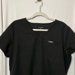 Jaanuu  Women's Black V Neck Scrub Top Size XL Photo 1