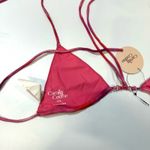 Camila Coelho  Ileana Swim Top in Pink Sparkle XS Photo 5