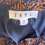 THML Blue and Orange Patterned Blouse Photo 2