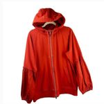 Athleta Burnt Orange Triumph Long Sleeve Hoodie Sweatshirt Plus Size 1X - 2X Photo 3