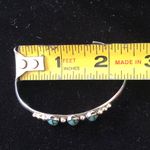 Handmade Native American Turquoise Cuff Bracelet 925 Silver Jewelry Photo 5