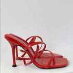 Topshop Red Leather Strappy Heels – EU 38 / US 7.5 Photo 2