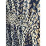 Papaya  Women's Light Blue Pheasant Top Blouse Size 16 Boho Scrunch Waist 0030 Photo 1