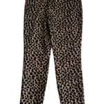 Chico's Chico’s Black Label Pants Black Cheetah Print Overlay Cream Dress Party Size 8 Photo 3