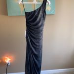 City Triangles NWT Grey smoke effect gown Photo 6
