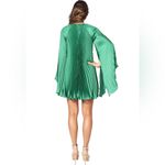 Rene Ruiz Pleated Charmeuse Cocktail Dress (NWT) Size 4 Green Photo 2