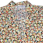 Kasper  Abstract Tie Front Blouse Photo 4