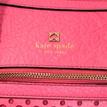 Kate Spade Perri Lane Delaney Bubbles Leather Satchel Crossbody in Peony Pink Photo 2