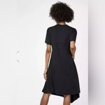 Sweaty Betty NEW! Rhea Midi Dress Black Soft Short Sleeve Handkerchief Hem Photo 8