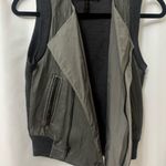 BCBGMAXAZRIA  Taupe Leather Vest Photo 3