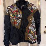 Lavon Vintage 1980’s 1990’s abstract geometric print windbreaker size medium to large Photo 0